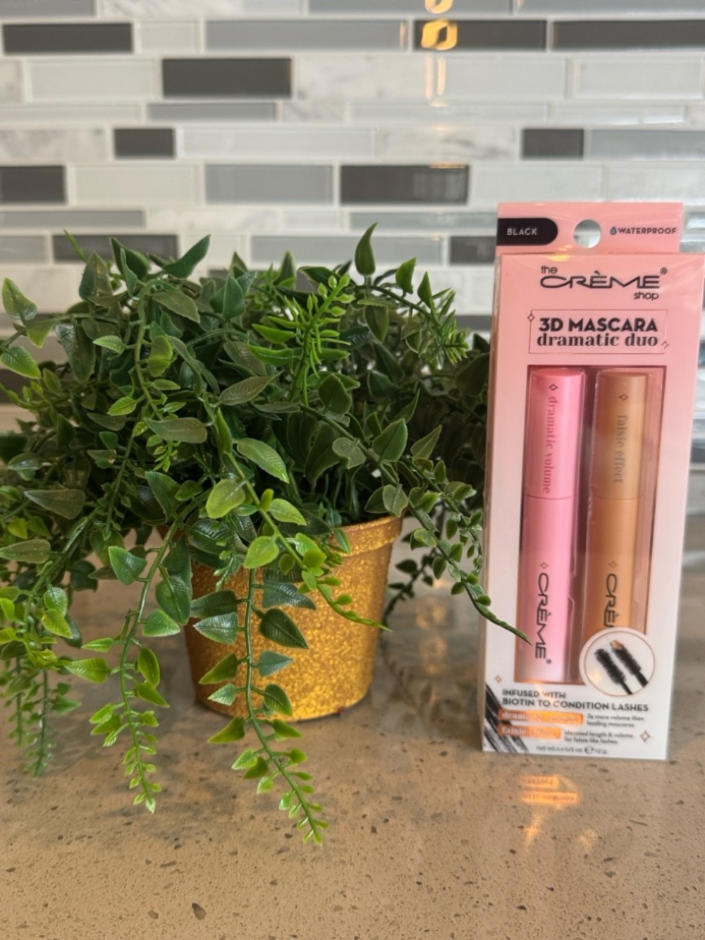 THE CREME SHOP - 3D Dramatic Duo Set Of 2 Black Waterproof Mascara